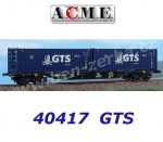 40417 A.C.M.E. ACME Kontejnerový vůz řady  Sgnss 60, DTS, "GTS"