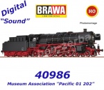 40986 Brawa Steam Locomotive BR 01 Museum Association "Pacific 01 202" - Sound