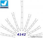 4142 Viessmann Trolejové vedení - 190 mm, H0, 5 ks