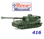 416 Roco Minitanks Samohybná houfnice 155 mm  M109A3G, H0