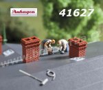 41627 Auhagen Chimney Assortment, H0