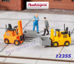 41692 Auhagen Forklift truck DFG 1002, 2 pcs, H0