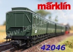 42046 Marklin Set of four 3-axle compartment cars of the DB