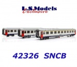 42326 LS Models Set of 3 passanger cars I6 of the SNCB
