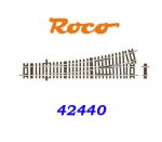42440 Roco Line 2,1 mm Výhybka 15° levá 10,8°