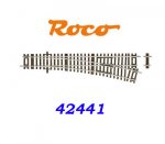 42441 / 42443 Roco Line 2,1 mm Výhybka 15° pravá 10,8°