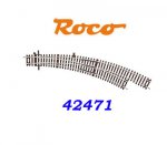 42471 Roco Line 2,1 mm Oblouková výhybka pravá R5/6