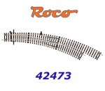 42473 Roco Line 2,1 mm Curved turnout right BWr3/4