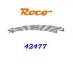 42477 Roco Line 2,1 mm Curved Turnout Right R9/10