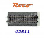 42511 Roco RocoLine 2,1 mm with Bedding  Straight Track DG1, 119mm