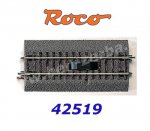 42519 Roco RocoLine 2,1 mm s gumovým podložím elektrická rozpojovací kolej G1/2 115mm