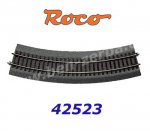 42523 Roco RocoLine 2,1 mm s gumovým podložím oblouk R3 = 419,6mm 30°