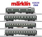 42525 Marklin Sada rychlíkových vozů k parní lokomotivě 12.11 (ÖBB)