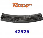 42526 Roco RocoLine 2,1 mm s gumovým podložím oblouk R6 = 604,4mm 30°