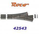 42543 Roco RocoLine 2,1 mm with Bedding Three-way Switch 15°