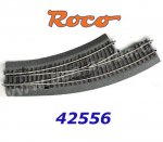 42556 Roco RocoLine 2,1 mm with Bedding Curved turnout left BWL2/3