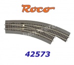 42573 Roco RocoLine 2,1 mm s gumovým podložím oblouková výhybka pravá BWr3/4