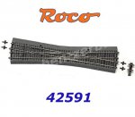 42591 Roco RocoLine 2,1 mm s gumovým podložím  výhybka křížová jednoduchá EKW10