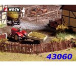 43060 Noch Abandoned Fence, 24 pcs, 9 mm height, length 65 cm