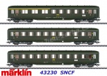 43230 Marklin Set 3 osobních vozů takzvaných 