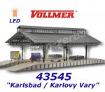 43545 Vollmer Platform Hall Karlsbad (Karlovy Vary) with LED lighting, H0