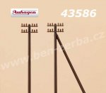 43586 Auhagen 12 telegraph poles, TT