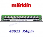 43613 Marklin Osobní vůz řady  Bcm, RAlpin, pro dopravu na "Rollende Landstraße",