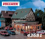 43681 (3681) Vollmer Luigi`s pizzeria restaurant with pergola H0