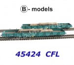 45.424 B-models Set 2 klanic. vozů řady Res s nákladem plechu, CFL Cargo