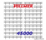 45000 Vollmer Railings, 20 pcs, H0