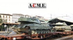 45102 A.C.M.E. ACME  Set 2 plošinových vozů řady Rlmmp-t s nákladem 2 tanků Leopard, FS