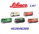452646300 Schuco Set 5 x VW Transporter T1c  Van "MHI", H0