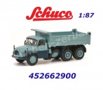 452662900  Schuco Tatra T148 Dump truck blue/dark blue , H0