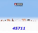 45711 Noch Zvířata na farmě, 10 figurek, TT