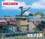 45718 (5718) Vollmer Malá zauhlovací stanice s jeřábem, H0