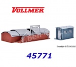 45771 Vollmer Sand bunker with quonset hut, H0