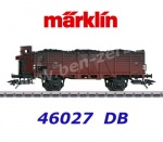 46027 Marklin Otevřený vůz řady Omm 52 s nákladem uhlí, DB