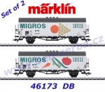 46173 Märklin Set 2 chladicích vozů DB pronajato MIGROS