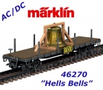 46270 Trix 4-nápravový plošinový vůz  AC/DC “Hells Bells”