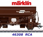 46308 Marklin Set of 6 Hinged roof carsType Tdrrs of RCA