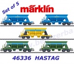 46336 Marklin Set 5 výsypných vozů řady Falls,  HASTAG Gravel
