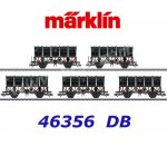 46356 Marklin Set of 5 Dump Car Type Ommi 51 of the DB