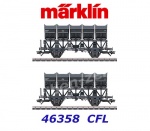 46358 Marklin Set 2 dvou-nápravových výklopných vozů řady STCwf, CFL