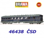 46438 Brawa Express train dinning wagon WR of the CSD