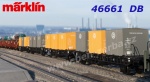 46661 Marklin Double unit gondola car type Laabs, with containers Volkswagen, of the DB
