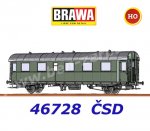 46728 Brawa Passenger wagon Bi-29 of the CSD