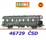 46729 Brawa Passenger wagon BCi-29 of the CSD