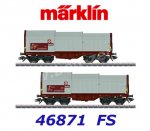 46871 Märklin Set of 2 Telescoping Cover Cars Type Shimms of the FS
