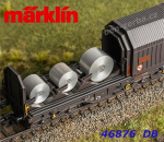 46876 Marklin Flat Car Set with Telescoping Covers of the DB
