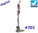 4701 Viessmann H0 Digital semaphore home signal, with 2 coupled arms, Hp0, Hp2